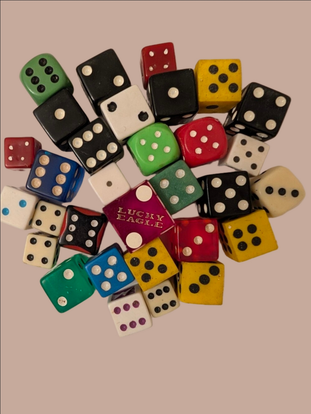 Vintage Dice Set - Assorted Colors